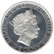 1 Crown - Elizabeth II WWI - Seeing The Soldiers Off obverse image