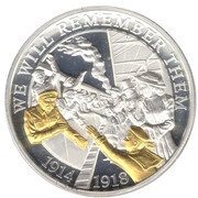 1 Crown - Elizabeth II WWI - Seeing The Soldiers Off, United Kingdom, 2018 reverse image
