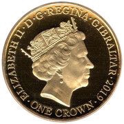 1 Crown - Elizabeth II Road to Victory - Battle of Stalingrad obverse image