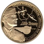 1 Crown - Elizabeth II Little Norway, United Kingdom, 2019 reverse image