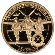 1 Crown - Elizabeth II Norwegian RAF Squadron 331, United Kingdom, 2019 reverse image