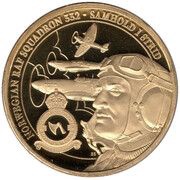 1 Crown - Elizabeth II Norwegian RAF Squadron 332 reverse image