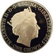 1 Crown - Elizabeth II Operation torch obverse image