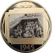 1 Crown - Elizabeth II Operation torch, United Kingdom, 2019 reverse image
