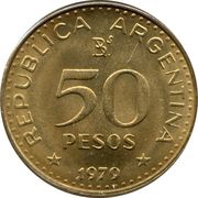 50 Pesos non-magnetic obverse image