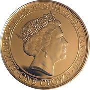 1 Crown - Elizabeth II We Shall Fight Them on the Beaches obverse image