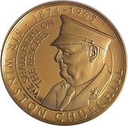 1 Crown - Elizabeth II We Shall Fight Them on the Beaches, United Kingdom, 2020 reverse image