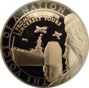 1 Crown - Elizabeth II Vera Lynn - Sincerely yours, United Kingdom, 2020 reverse image