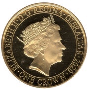 1 Crown - Elizabeth II Vera Lynn - Forget Me Not Today obverse image