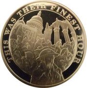 1 Crown - Elizabeth II This was their finest hour, United Kingdom, 2020 reverse image