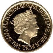1 Crown - Elizabeth II Enemy Planes obverse image