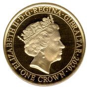 1 Crown - Elizabeth II Eyes on the Sky obverse image