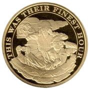 1 Crown - Elizabeth II Eyes on the Sky, United Kingdom, 2020 reverse image