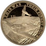 1 Crown - Elizabeth II White Cliffs of Dover, United Kingdom, 2020 reverse image