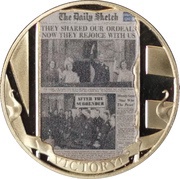 1 Crown The Daily Sketch, United Kingdom, 2020 reverse image