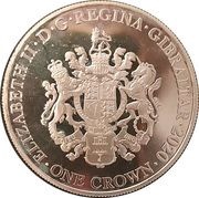 1 Crown - Elizabeth II The World at Peace obverse image