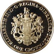 1 Crown Daily Express obverse image