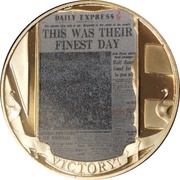 1 Crown Daily Express, United Kingdom, 2020 reverse image