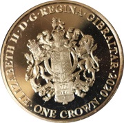 1 Crown Daily Mirror obverse image