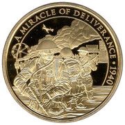 1 Crown - Elizabeth II Dunkirk 1940 - Soldiers, United Kingdom, 2020 reverse image