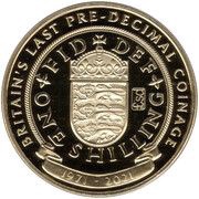 1 Crown - Elizabeth II One Shilling England, United Kingdom, 2021 reverse image