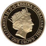 1 Crown - Elizabeth II One Shilling Scotland obverse image