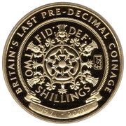 1 Crown - Elizabeth II Two Shillings, United Kingdom, 2021 reverse image