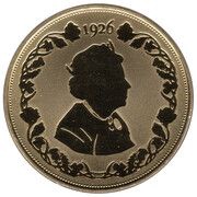 1 Crown - Elizabeth II Silhouettes - Fifth Portrait, United Kingdom, 2021 reverse image