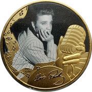 1 Crown - Elizabeth II Elvis Presley - Can’t help falling in love, United Kingdom, 2021 reverse image
