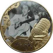 1 Crown - Elizabeth II Elvis Presley - Don’t Be Cruel/Hound Dog, United Kingdom, 2021 reverse image
