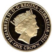 1 Crown - Elizabeth II Her Birth obverse image