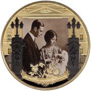 1 Crown - Elizabeth II Her Birth, United Kingdom, 2021 reverse image