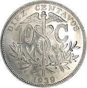 10 Centavos Copper-Nickel reverse image