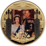 1 Crown - Elizabeth II Her Strength and Stay, United Kingdom, 2021 reverse image