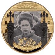 1 Crown - Elizabeth II Her Tears, United Kingdom, 2021 reverse image