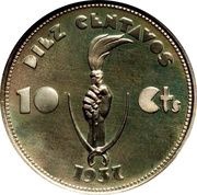 10 Centavos reverse image