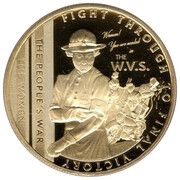 1 Crown - Elizabeth II The People's War - The Women, United Kingdom, 2021 reverse image
