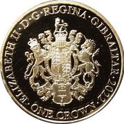 1 Crown - Elizabeth II Elvis Presley; Blue Christmas obverse image