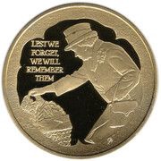 1 crown - Elizabeth II Remembrance, United Kingdom, 2022 reverse image
