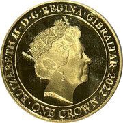 1 Crown - Elizabeth II HM Queen Elizabeth Platinum Jubilee “A Legacy” obverse image