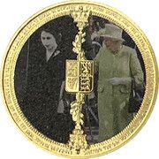 1 Crown - Elizabeth II HM Queen Elizabeth Platinum Jubilee “A Legacy”, United Kingdom, 2022 reverse image
