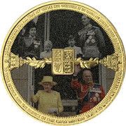 1 crown - Elizabeth II HM Queen Elizabeth Platinum Jubilee “A Lifetime of Duty”, United Kingdom, 2022 reverse image