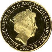 1 crown - Elizabeth II HM Queen Elizabeth Platinum Jubilee “A Destiny” obverse image