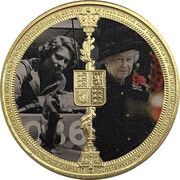 1 crown - Elizabeth II HM Queen Elizabeth Platinum Jubilee “A lifetime of Service”, United Kingdom, 2022 reverse image