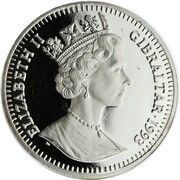2 Crowns - Elizabeth II Japanese Royal Wedding obverse image