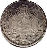 ⅕ Boliviano obverse image