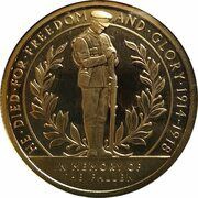 2 Crowns - Elizabeth II Lone Soldier, United Kingdom, 2017 reverse image