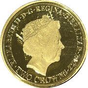2 Crowns - Elizabeth II HM Queen Elizabeth Platinum Jubilee “70 years of Duty” obverse image