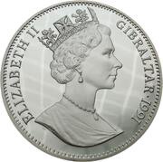 5 Crowns - Elizabeth II Discus Thrower obverse image