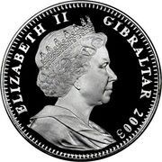5 Crowns - Elizabeth II 50th Anniversary of Coronation obverse image